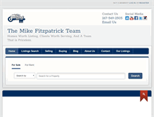 Tablet Screenshot of mikefitzpatrickhomes.com